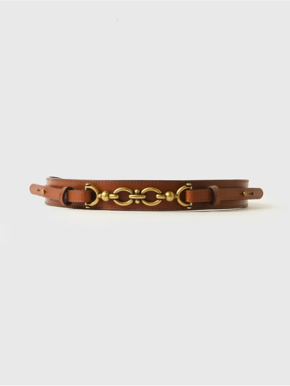 Frame Denim 🐎✨ Women’s Equestrian Belt in Cognac